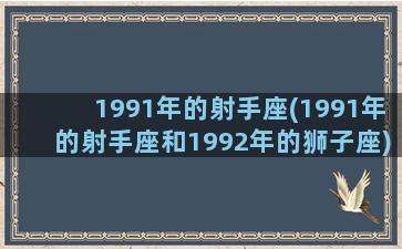 1991年的射手座(1991年的射手座和1992年的狮子座)